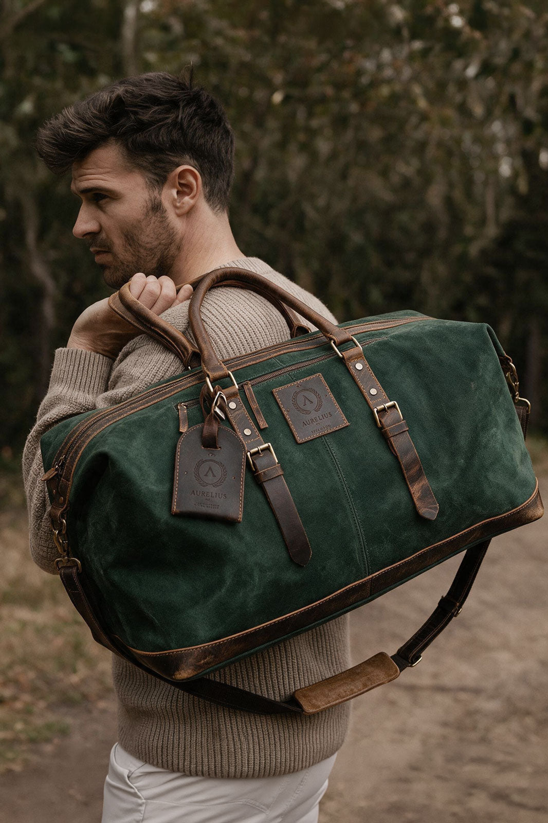 Malinor Leather Weekend Bag