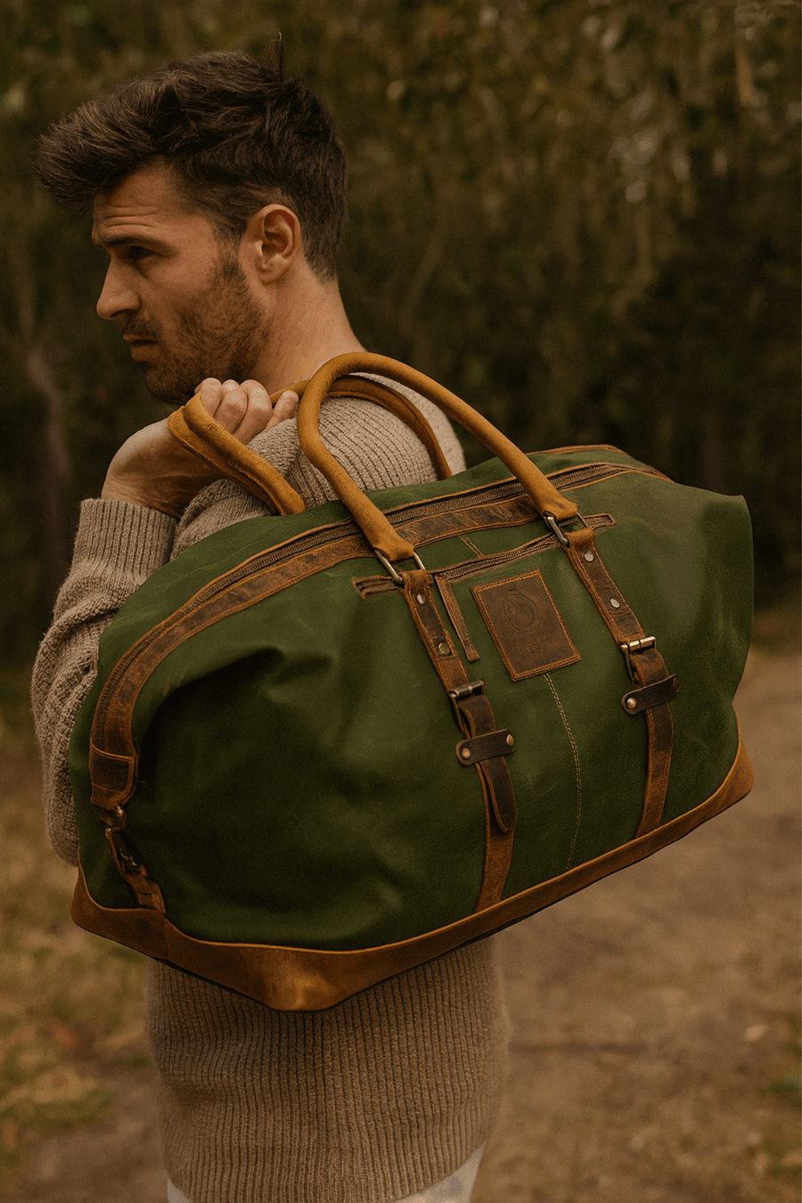 Malinor Leather Weekend Bag