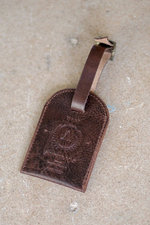 Luggage Tag Dark - Aurelius Leather