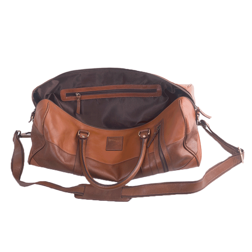 Leather Francis Overnight Bag - Aurelius Leather