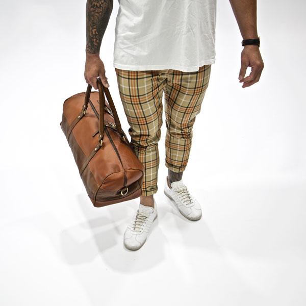 Leather Francis Overnight Bag - Aurelius Leather